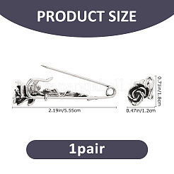 1 paio di spille da kilt in lega di zinco&nbsp;JEWB-FH0002-44AG