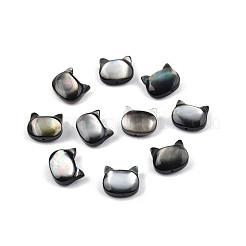 Perles de lèvre noire en coquillage naturel &nbsp;SSHEL-N003-147B
