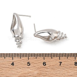 Boucles d'oreilles en laiton pour femmes&nbsp;EJEW-A167-02D-P