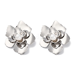 Boucles d'oreilles fleur en alliage pour femme&nbsp;EJEW-U028-14P