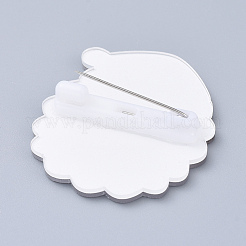 Broches de sécurité en acrylique&nbsp;X-JEWB-D006-A03