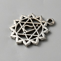 Pendenti in lega di zinco stile tibetano chakra&nbsp;LS-FIND-WH0137-05B-AS