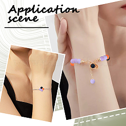 Perles acryliques en silicone imitées de style caoutchouté&nbsp;MACR-PA0001-06B-04