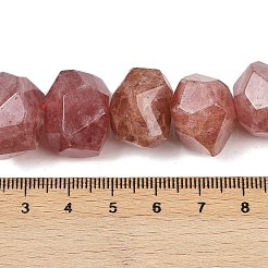Natürlichen Erdbeere Quarzperlen Stränge&nbsp;G-F796-D08-01