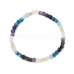 Pulseras elásticas para mujer con cuentas de hematita sintética no magnética&nbsp;BJEW-JB14066
