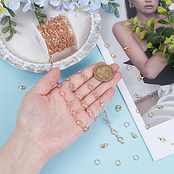 Kit per la realizzazione di set di gioielli fai da te in ottone con strass&nbsp;DIY-OC0014-15B