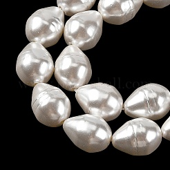 Perles de perles de coquille galvanoplastie&nbsp;SH-CBA6AE6-01B