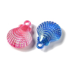 Colgantes de acrílico opaco bicolor con revestimiento UV&nbsp;AC-CBAA26B-11
