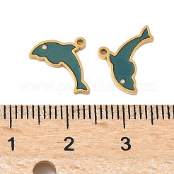 304 Edelstahl-Emaille-Anhänger&nbsp;STAS-Z139-03G-03
