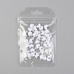 Clou cabochons en plastique coeur&nbsp;MRMJ-I001-04B-S
