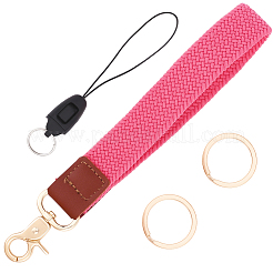 1 portachiavi da polso con fascia elastica in nylon&nbsp;KEYC-CL0001-38A
