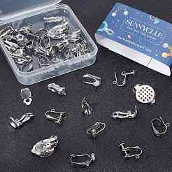 36 Stück 9 Stil 304 Edelstahl Ohrclips&nbsp;STAS-SC0003-70
