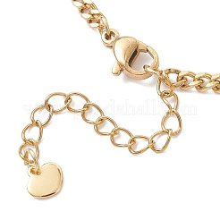 Creazione di braccialetti a catena in acciaio inossidabile 304 da 3 mm&nbsp;AJEW-JB01464-02