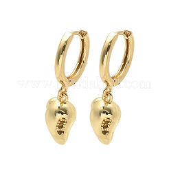 Ottone zirconi Orecchini a cerchio&nbsp;EJEW-Q015-01G-F