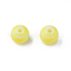 Perles acryliques à rayures opaques&nbsp;MACR-S373-27D-06