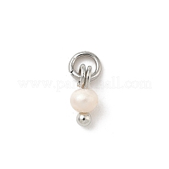 Natürliche Süßwasser-Zuchtperlen-Unterlegscheibe-Charms&nbsp;PALLOY-JF04393-01