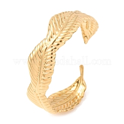 Bracelets manchettes en acier inoxydable 304 pour femmes&nbsp;BJEW-C155-01E-G