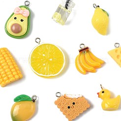 10 pendentif bouteille en verre et résine&nbsp;CRES-FS0001-26