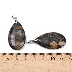 Natur Labradorit Anhänger&nbsp;G-D084-01P-B07