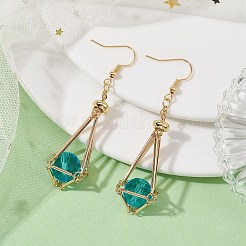 Crochets d'oreille en laiton&nbsp;EJEW-TA00282