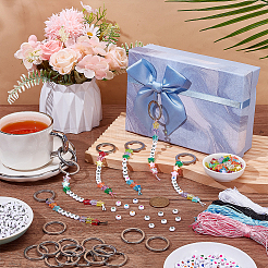 Kits para hacer llaveros de estrella DIY&nbsp;DIY-AR0005-14