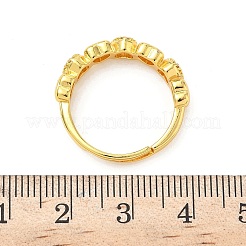 Messing-Mikro pflastern Zirkonia Fingerringe&nbsp;RJEW-H258-20G