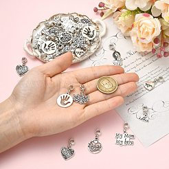 80 pz 8 stile lega europeo pendenti charms&nbsp;PALLOY-CJ00192