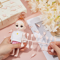 2 modèle de paume en plastique&nbsp;DIY-DC0004-35A