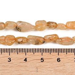 Natürlichen Gold Rutilquarz Perlen Stränge&nbsp;G-C272-01
