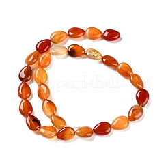 Fili di perline agata rosso naturale&nbsp;G-K357-A09-01