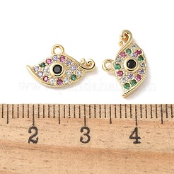 Messing micro pave klare zirkonia anhänger&nbsp;KK-Q031-47G-03