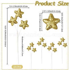 Accessoires en mousse pailletée en forme d'étoile&nbsp;DIY-WH20081-021B-02A