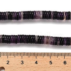 Natürliche lila Fluorit Perlen Stränge&nbsp;G-G175-N24-01