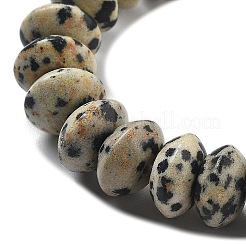 Natur Dalmatiner Jaspis Perlen Stränge&nbsp;G-P559-A01-02