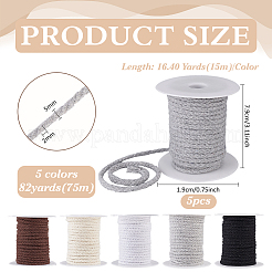 Cordones huecos de algodón de 75 capas&nbsp;OCOR-BC0009-59B