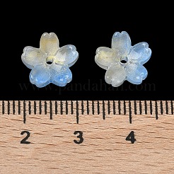 Gefärbte und erhitzte Glasperlenkappen&nbsp;GLAA-Z019-03L