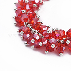 Perle di vetro braccialetti&nbsp;BJEW-JB04407-03