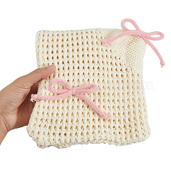 Schultertaschen aus Polyester mit Schleife für Damen&nbsp;AJEW-WH20816-075A