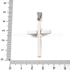 Ciondoli in acciaio inossidabile 304 con micro pavé di zirconi cubici&nbsp;STAS-P421-09P