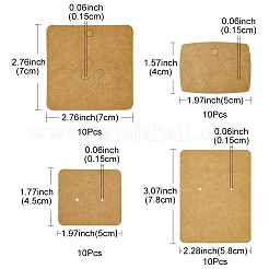 40 pz 4 stili set di carte display per gioielli in carta&nbsp;CDIS-FS0001-01