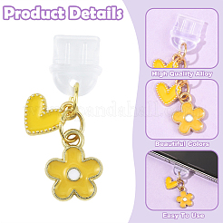20 Stück 4 Stile mobile staubdichte PVC-Stecker&nbsp;HJEW-YW00418