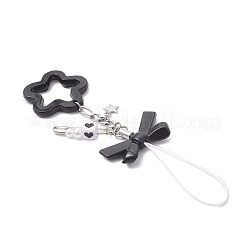 2 pieza de correas para móvil con dijes de flores acrílicas&nbsp;HJEW-JM04450