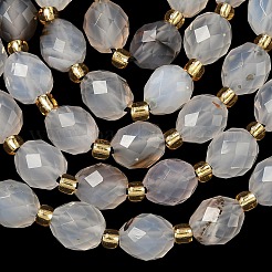 Brins de perles d'agate dendritique naturelle&nbsp;G-F809-A53-01
