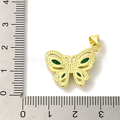 Ottone con pendenti in vetro&nbsp;KK-Z042-01G-04