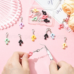 15 pz decorazioni pendenti in resina&nbsp;HJEW-YW00558