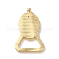 Supports de cabochons avec pendentifs en alliage&nbsp;FIND-I018-02LG