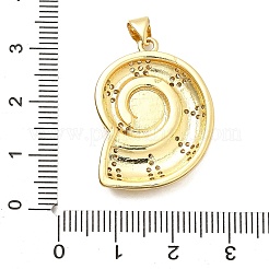Colgante micropavé cubic zirconia de latón&nbsp;KK-C087-13G