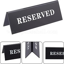 Cartel de tienda de mesa reservada de acrílico&nbsp;AJEW-WH0251-39