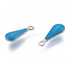 Breloques en émail en acier inoxydable 304&nbsp;STAS-N092-178G