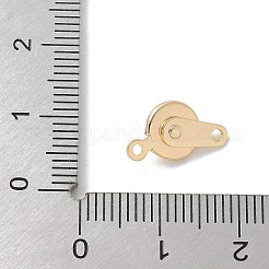 Messing Schnappverschlüsse&nbsp;KK-U052-25G